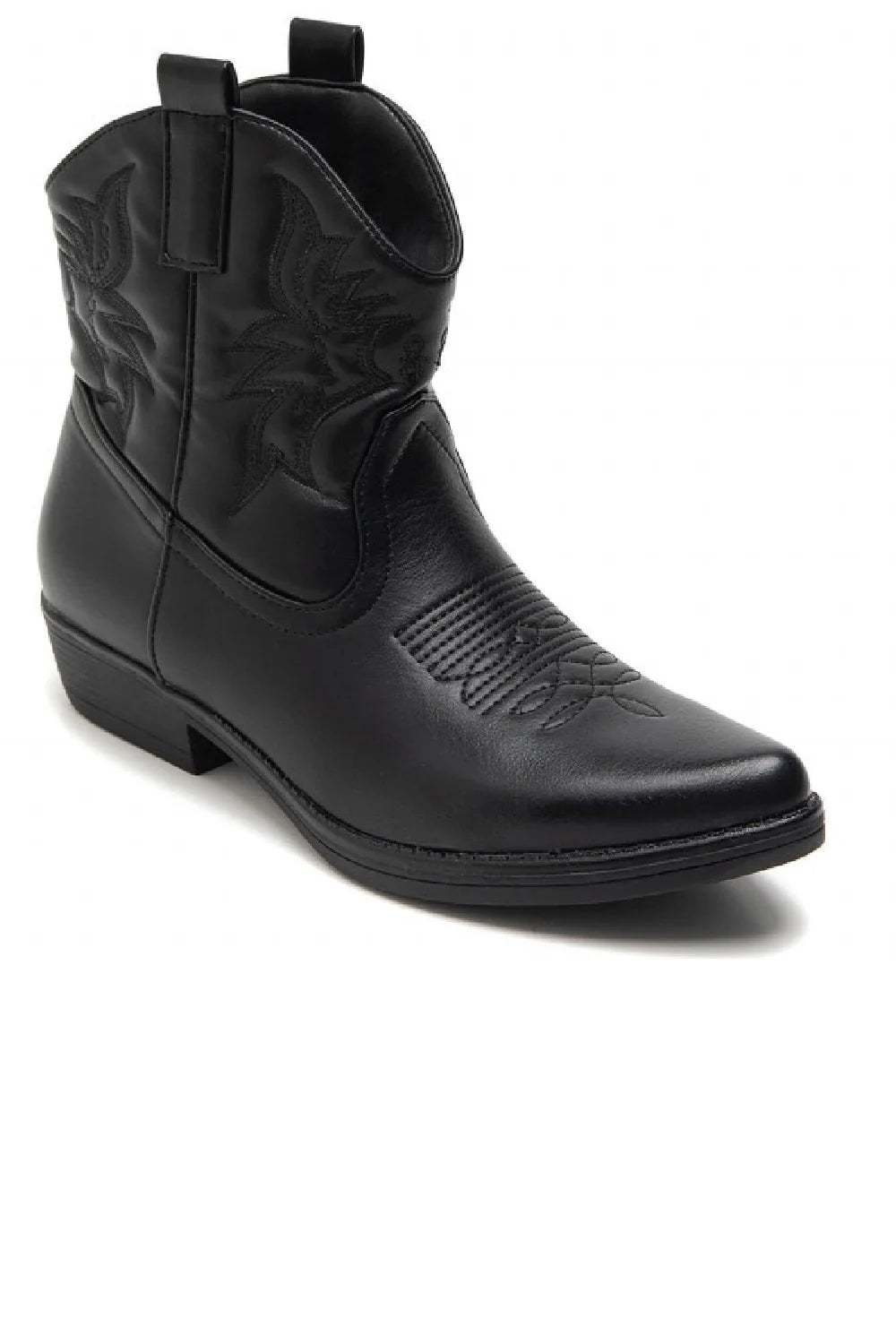 Black Ankle Texas style boots