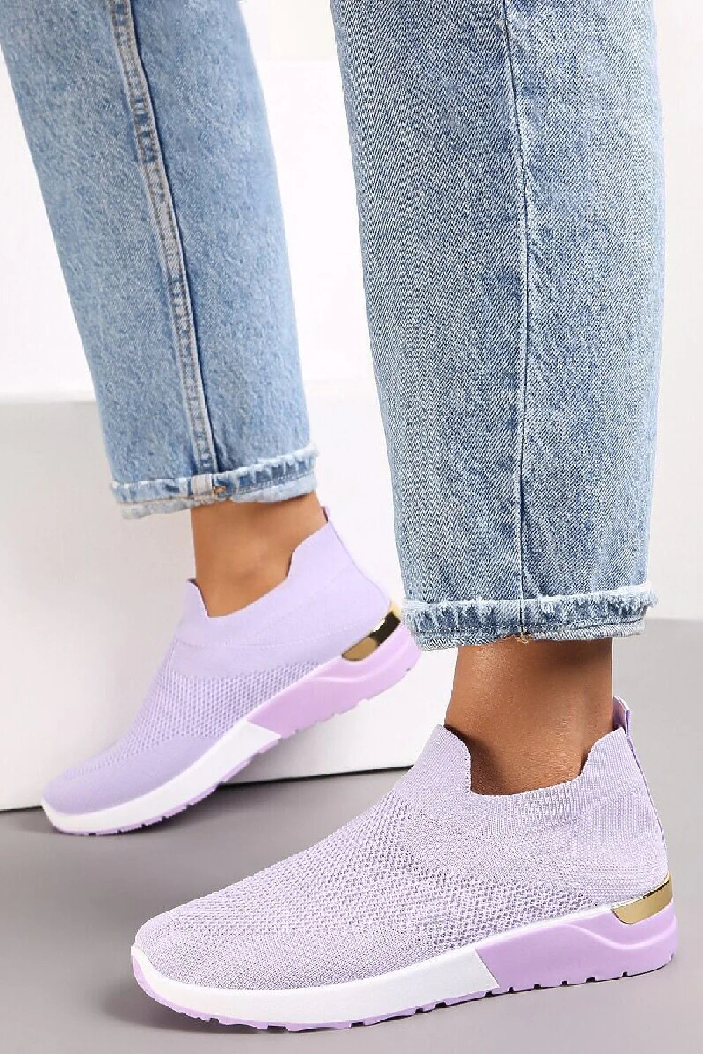 Purple slip on Shoes