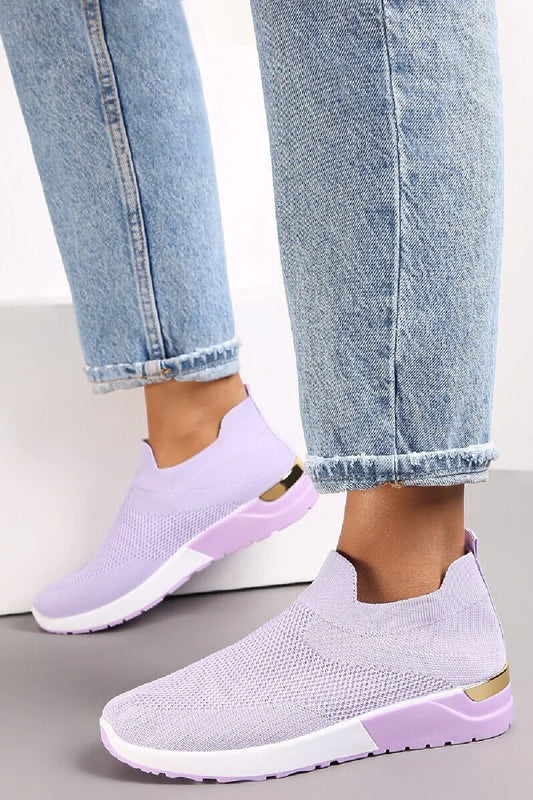 Purple slip on Shoes