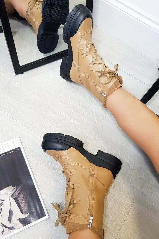 Dark Mocha Chunky Boots
